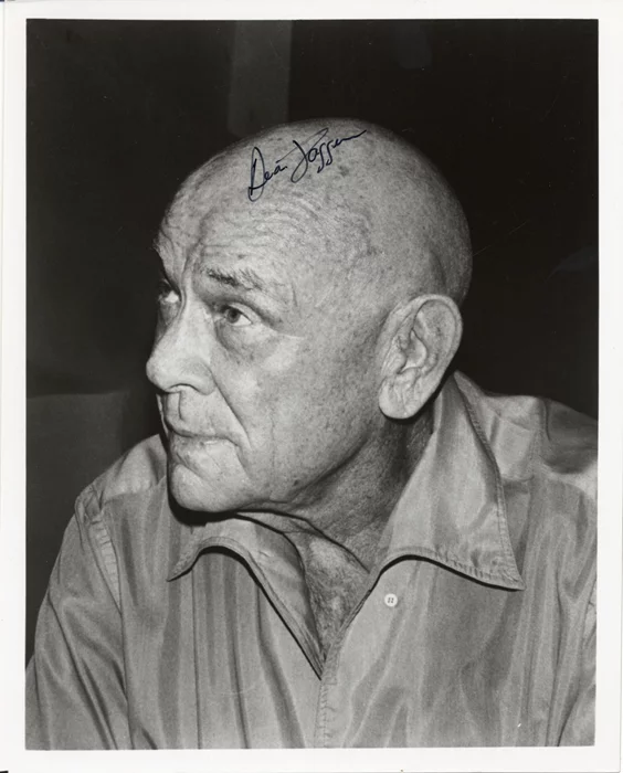 Dean Jagger autograph