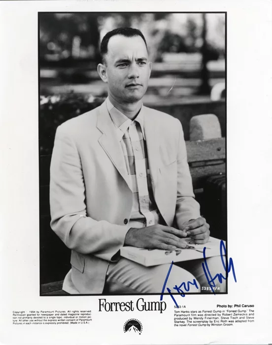 Tom Hanks autograph