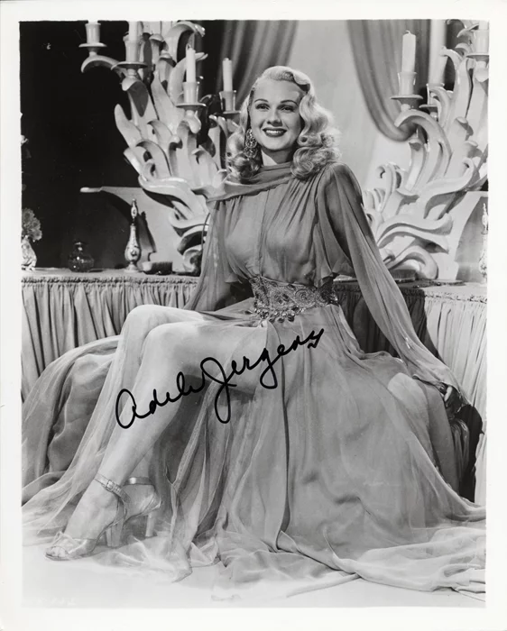 Adele Jergens autograph