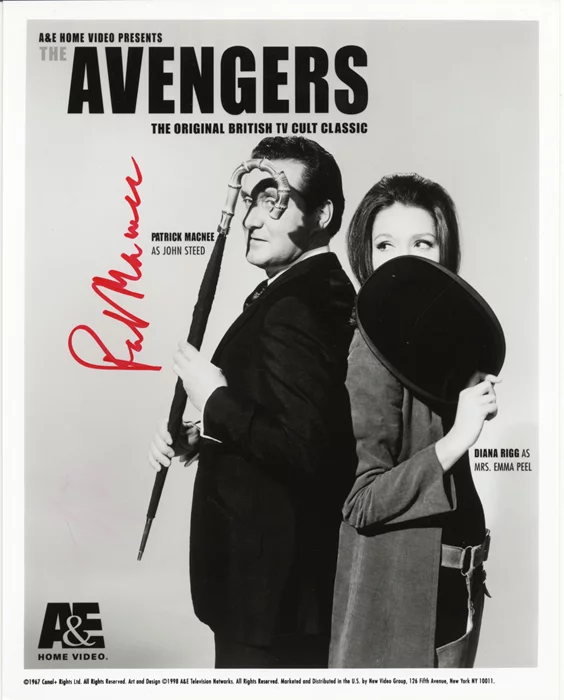 Patrick MacNee autograph