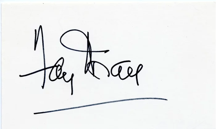 Fay Wray autograph