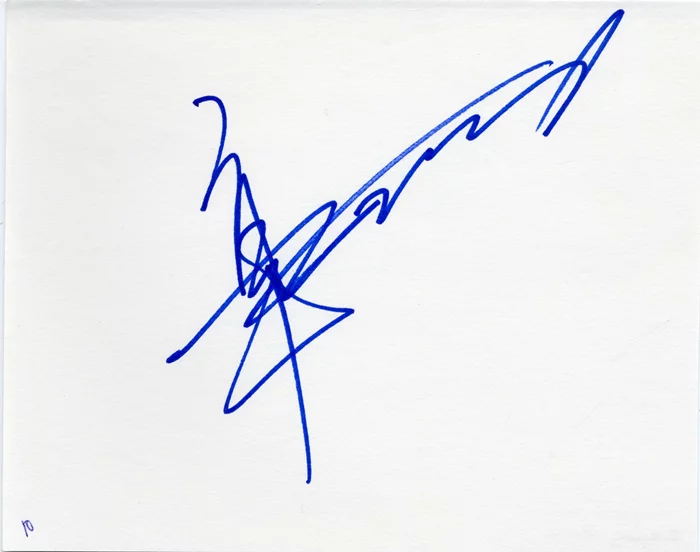 Ziyi Zhang autograph