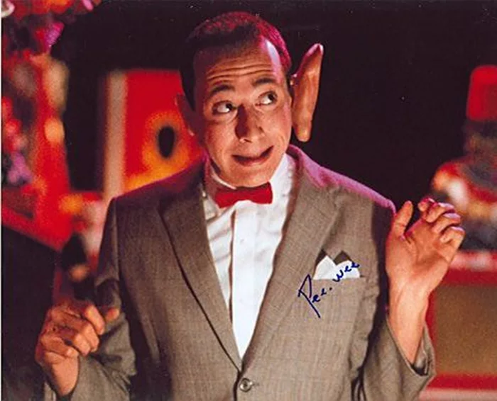 Pee-Wee Herman autograph