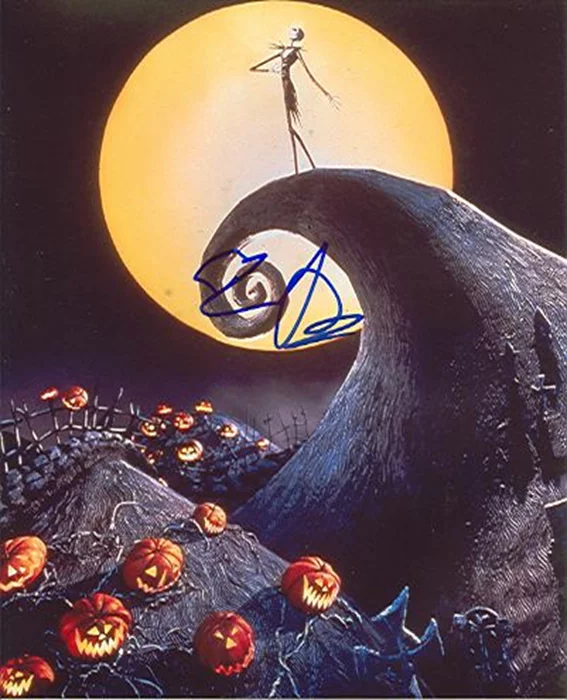 Tim Burton autograph