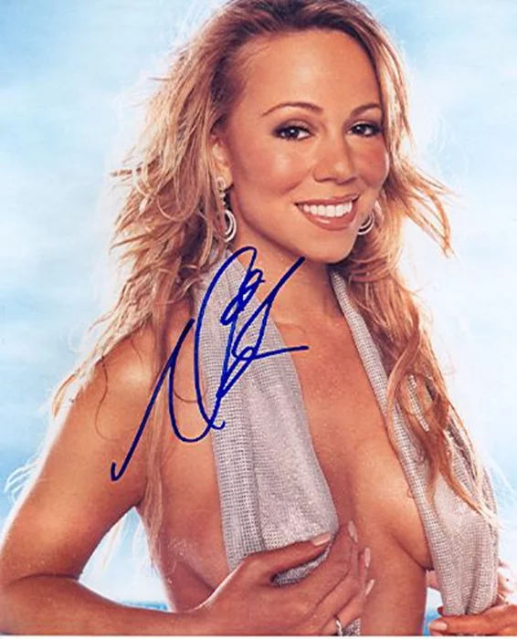Mariah Carey autograph