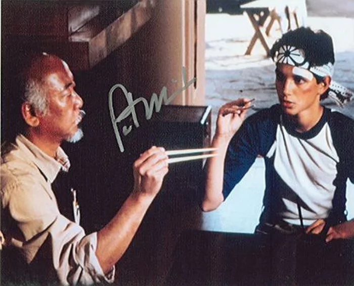 Pat Morita autograph