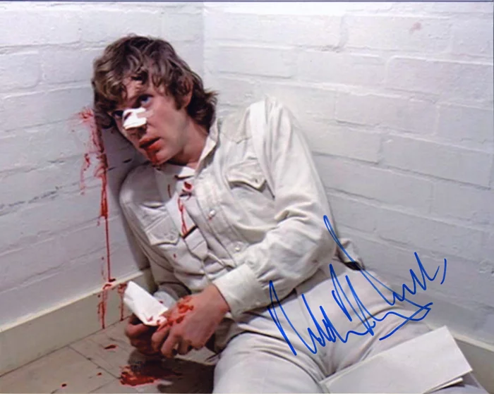 Malcolm McDowell autograph