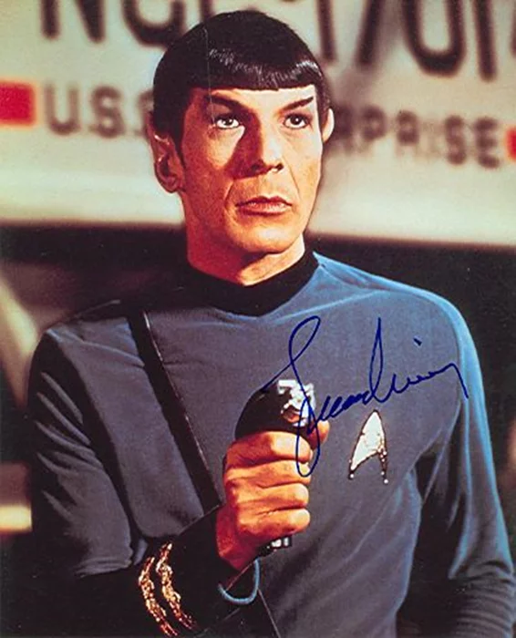 Leonard Nimoy autograph