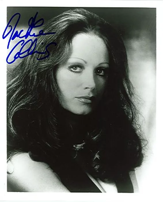 Jackie Collins autograph