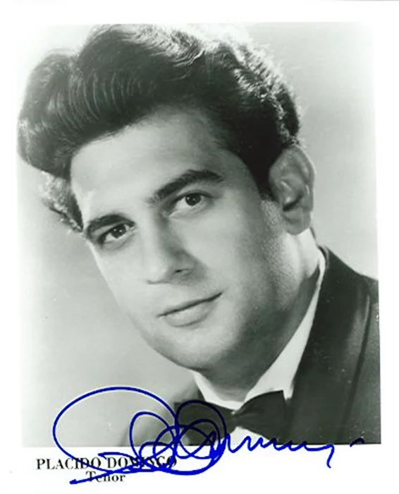 Placido Domingo autograph