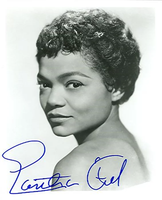 Eartha Kitt autograph