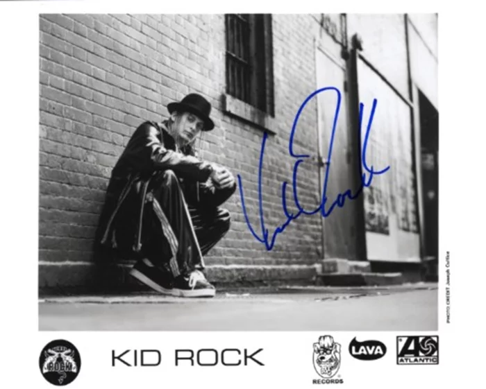 Kid Rock autograph