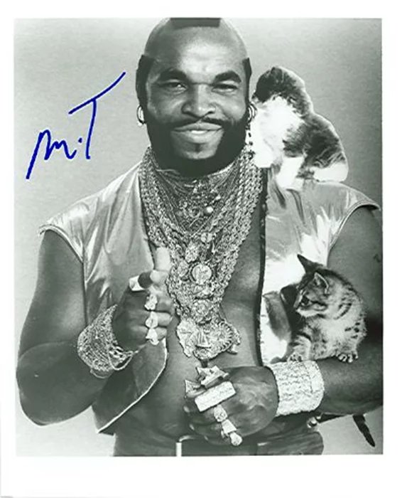 Mr. T autograph