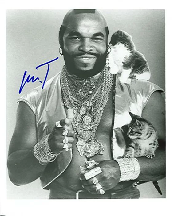 Mr. T autograph