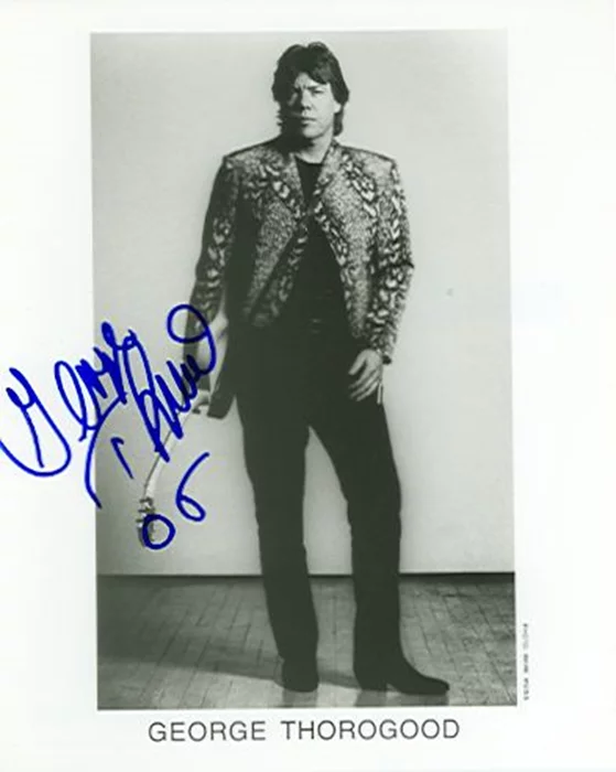 George Thorogood autograph