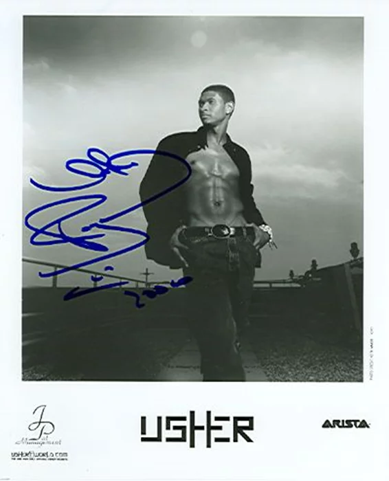 Usher autograph