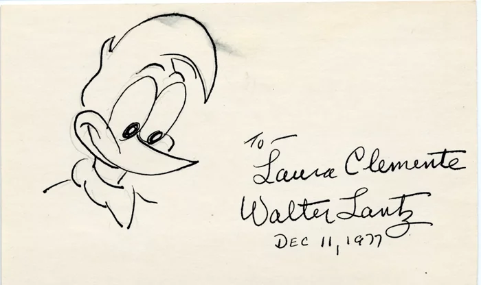 Walter Lantz autograph