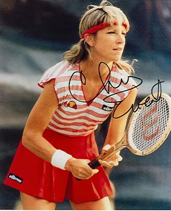 Chris Evert autograph