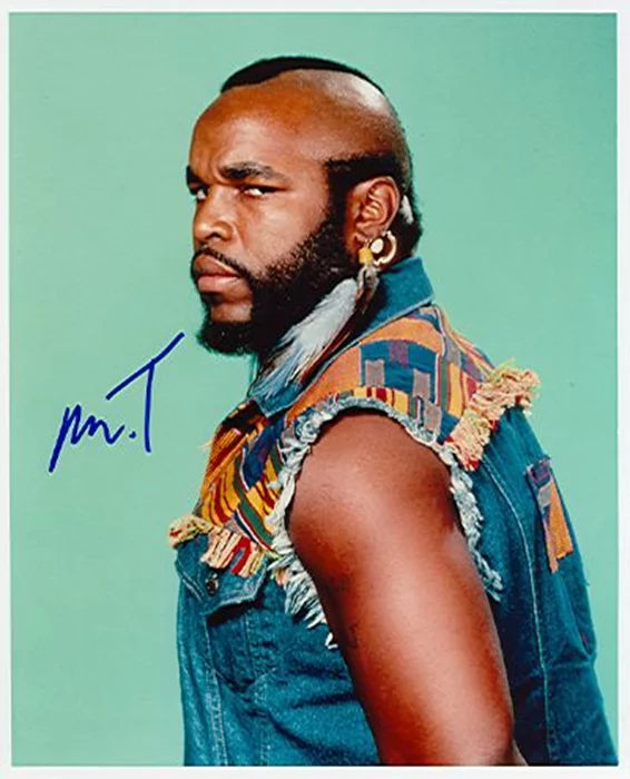 Mr. T autograph
