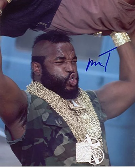 Mr. T autograph