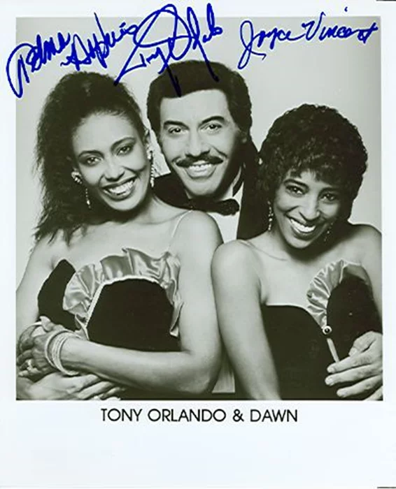 Tony Orlando & Dawn autograph