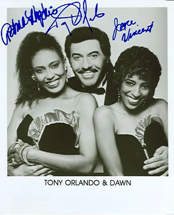 Tony Orlando & Dawn autograph