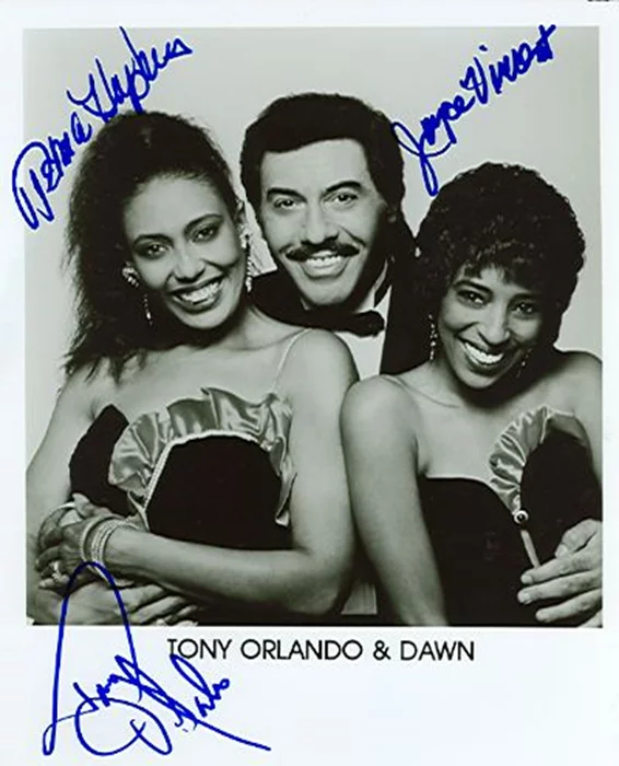Tony Orlando & Dawn autograph