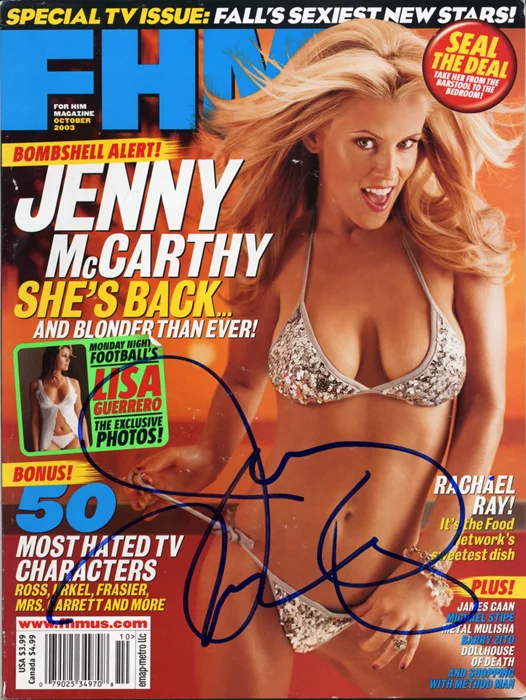 Jenny McCarthy autograph