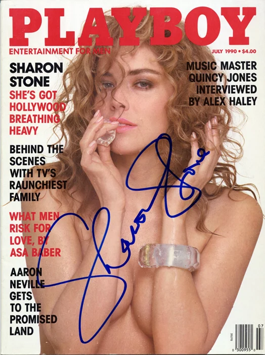 Sharon Stone autograph