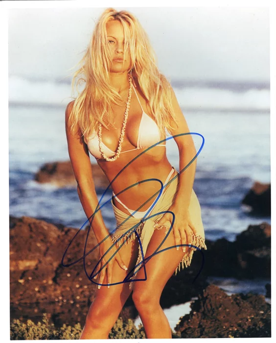 Pamela Anderson autograph