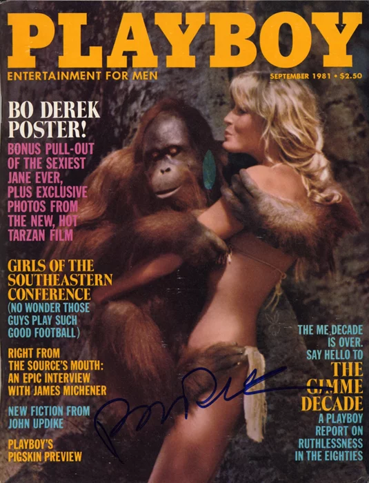 Bo Derek autograph