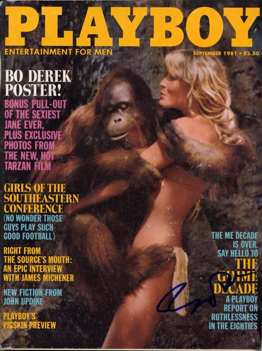 Bo Derek autograph