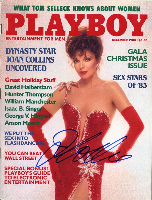 Joan Collins autograph