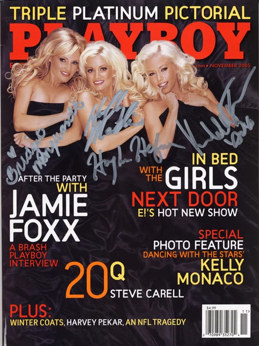 Playboy's Girls Next Door autograph