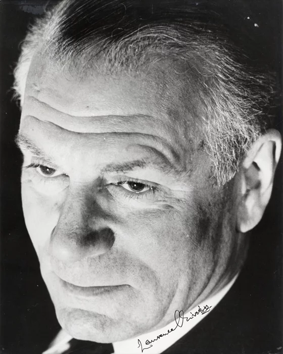 Laurence Olivier autograph