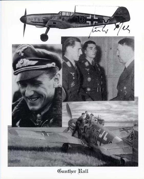 Gunther Rall autograph