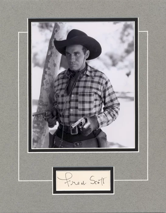 Fred Scott autograph