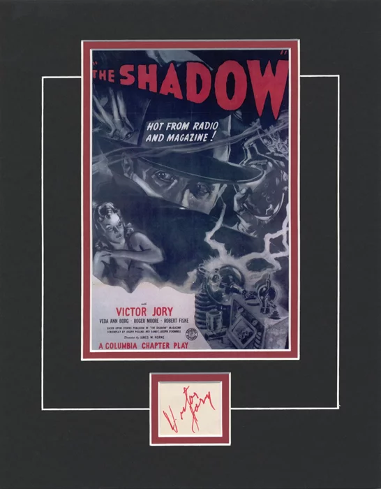 The Shadow autograph
