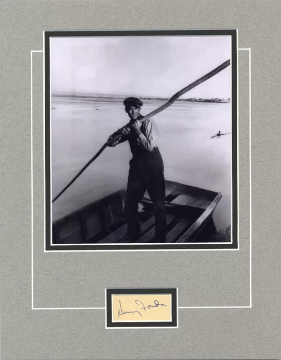 Henry Fonda autograph