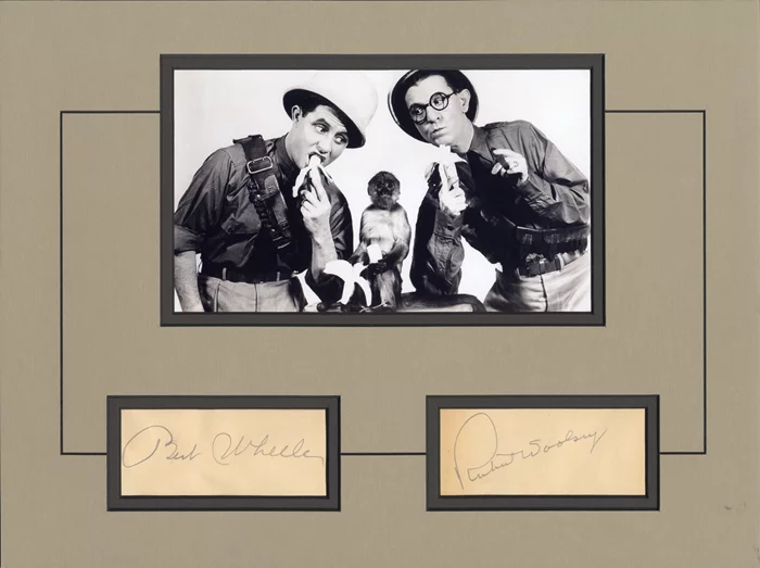 Wheeler & Woolsey autograph