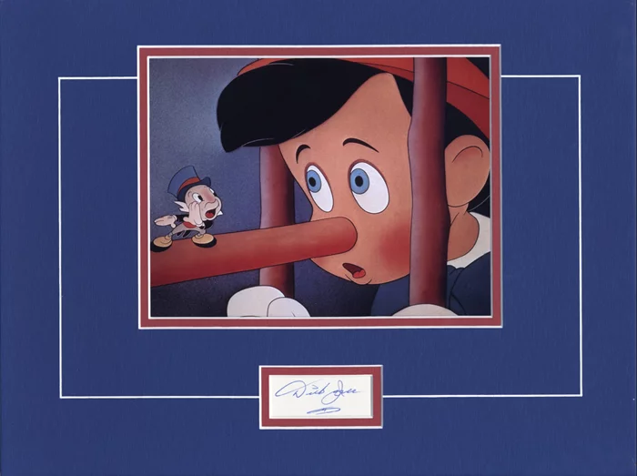 Pinocchio autograph
