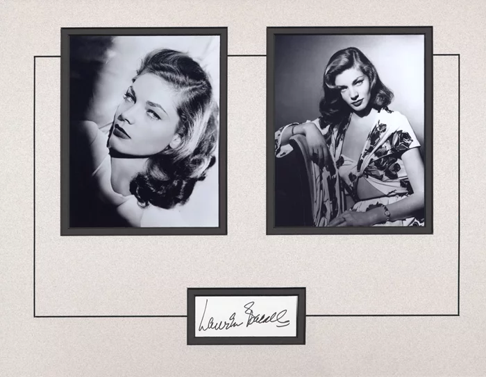 Lauren Bacall autograph