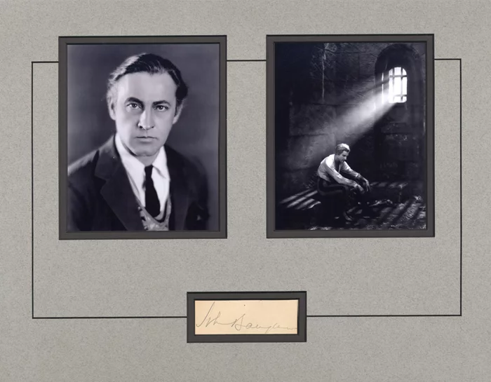 John Barrymore autograph