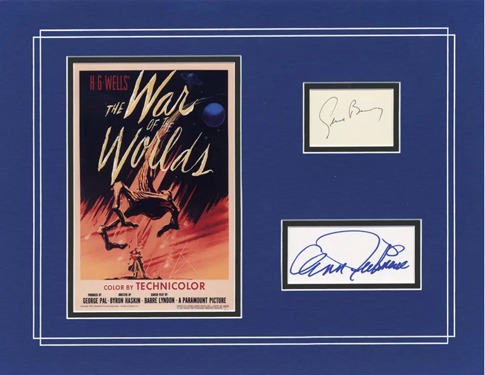 The War of the Worlds autograph