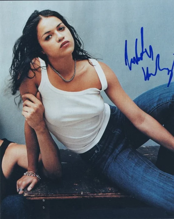 Michelle Rodriguez autograph