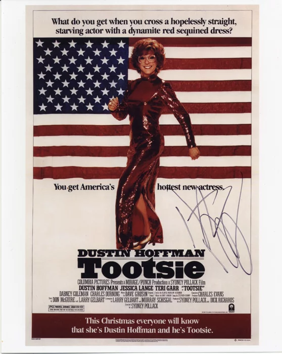 Dustin Hoffman autograph