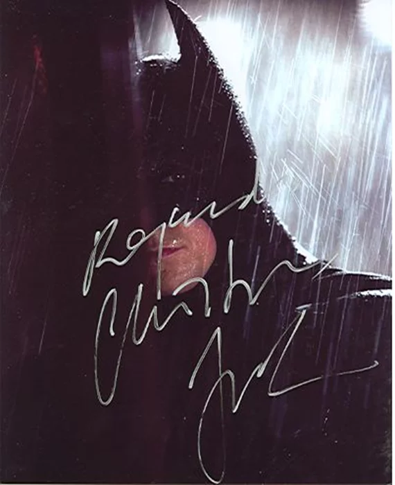 Christian Bale autograph