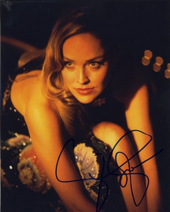 Sharon Stone autograph