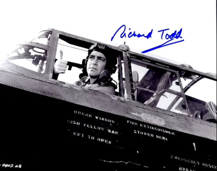 Richard Todd autograph