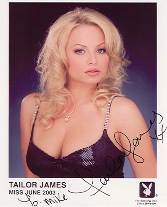 Tailor James autograph